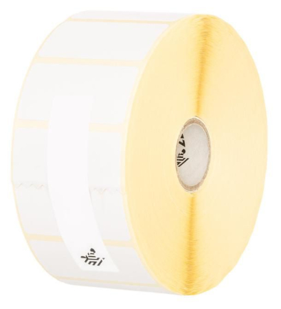 Zebra Label, Paper, 70x32mm; Thermal Transfer, Z-Select 2000T, Coated, Permanent Adhesive, 25mm Core, Perforation